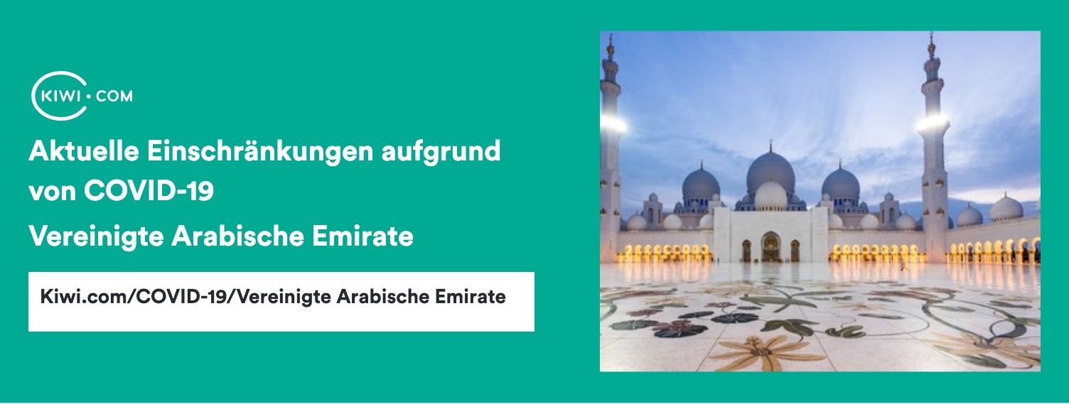 Aktuelle Reiseeinschränkungen aufgrund von COVID-19 in Vereinigte Arabische Emirate – 12/2023