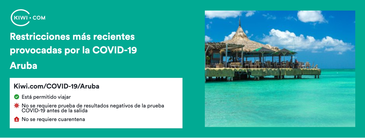 Las restricciones de viaje por COVID-19 más recientes en Aruba – 11/2023