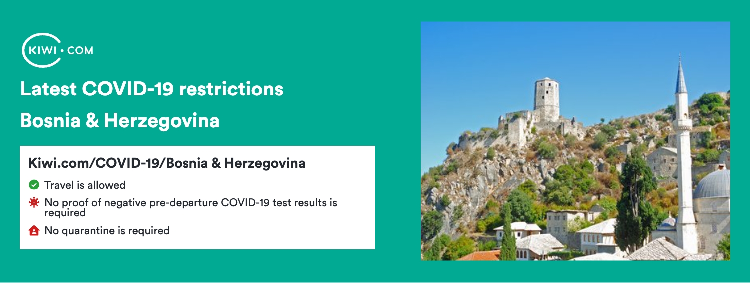Latest COVID-19 travel restrictions in Bosnia & Herzegovina – 11/2023