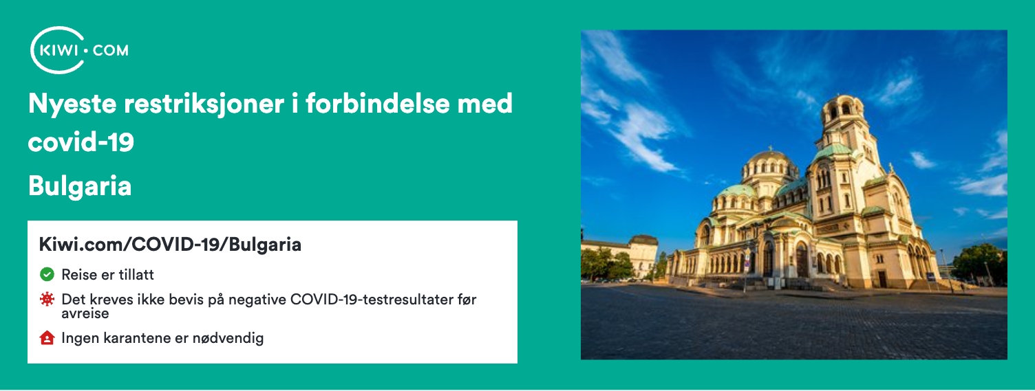 De nyeste covid-19-reiserestriksjonene i Bulgaria – 05/2023
