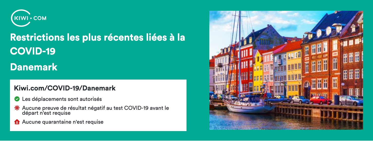Danemark : dernières restrictions de voyage COVID-19 – 12/2023