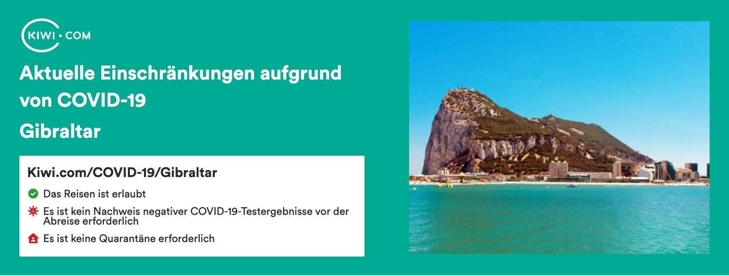 Aktuelle Reiseeinschränkungen aufgrund von COVID-19 in Gibraltar – 06/2023