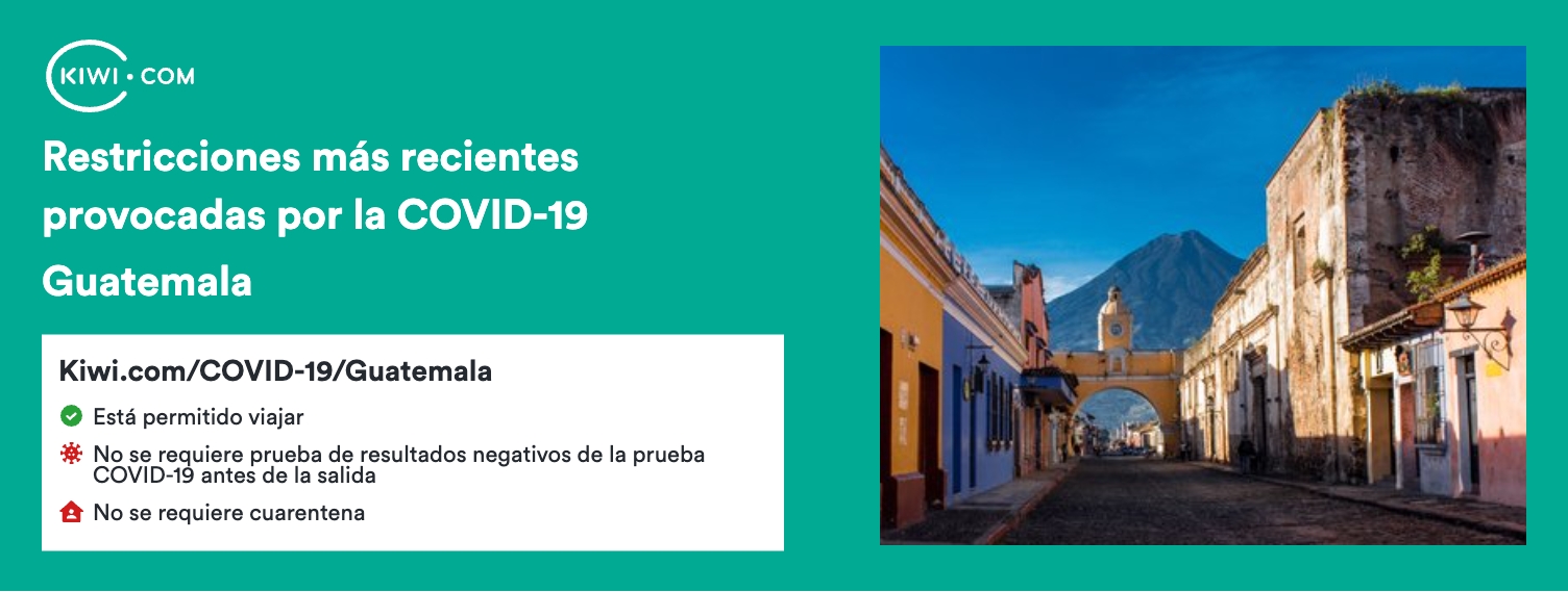 Las restricciones de viaje por COVID-19 más recientes en Guatemala – 12/2022