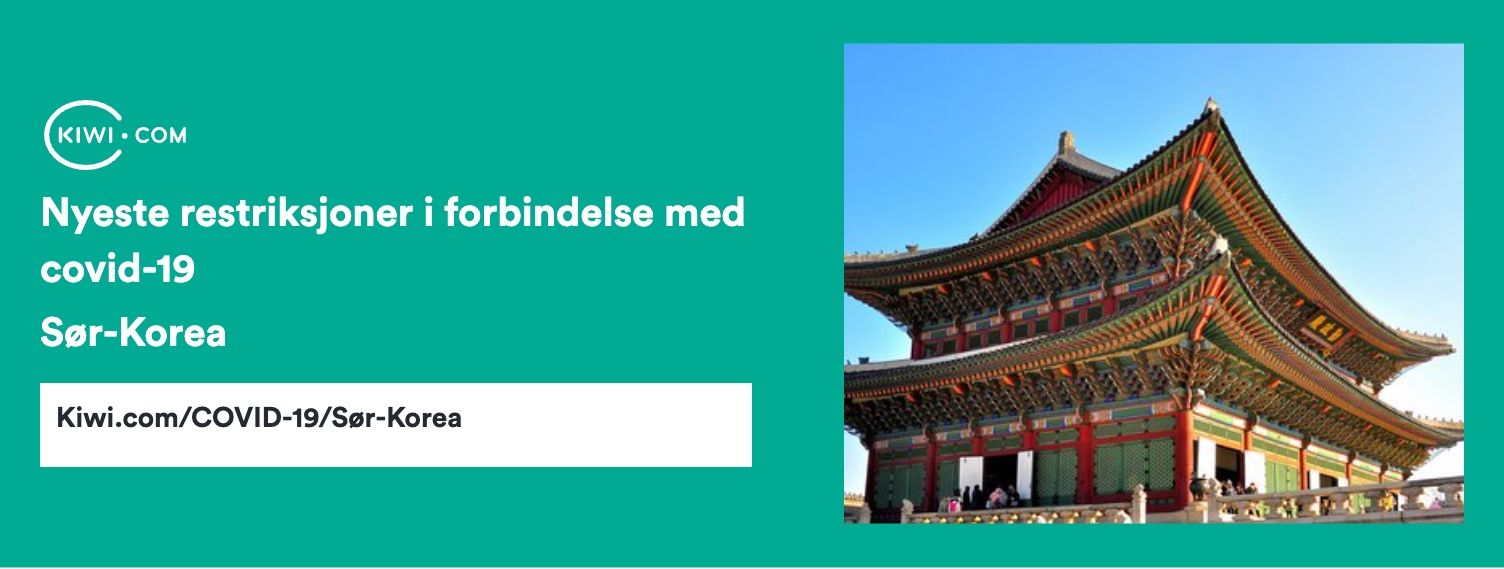 De nyeste covid-19-reiserestriksjonene i Sør-Korea – 05/2023