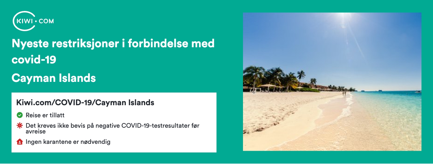De nyeste covid-19-reiserestriksjonene i Cayman Islands – 06/2023