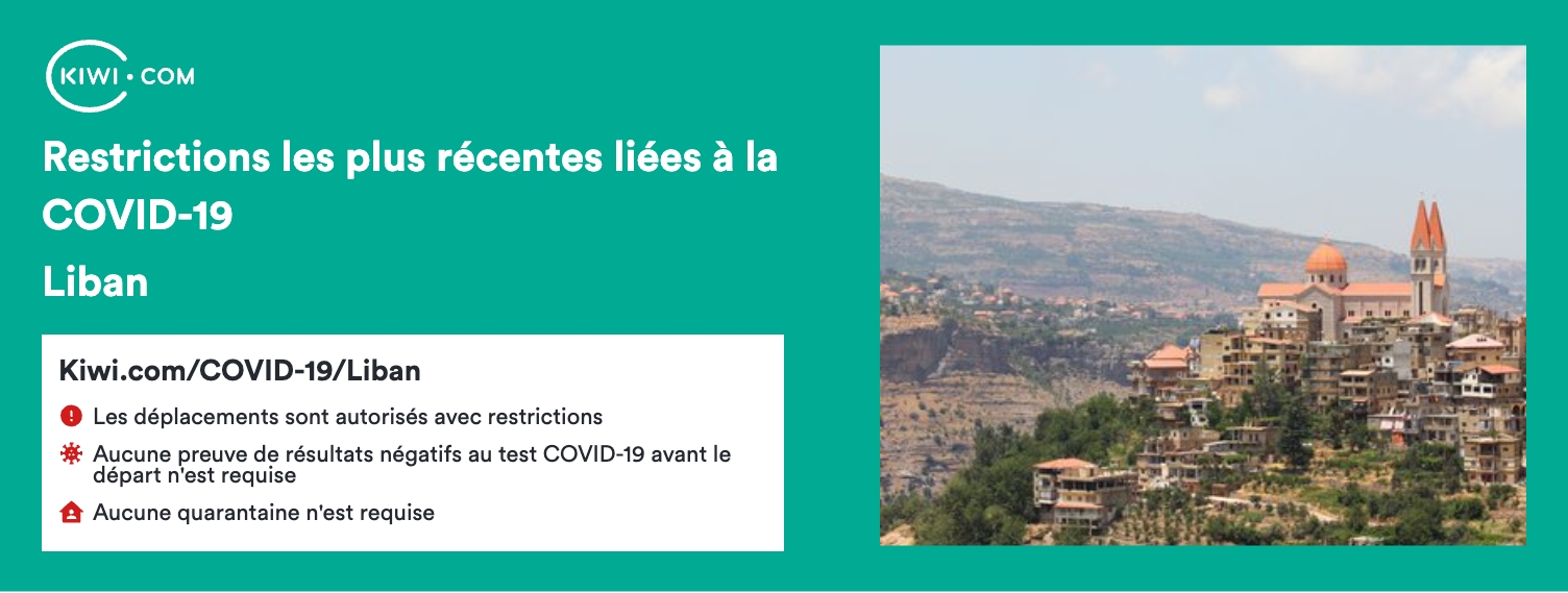 Liban : dernières restrictions de voyage COVID-19 – 06/2023