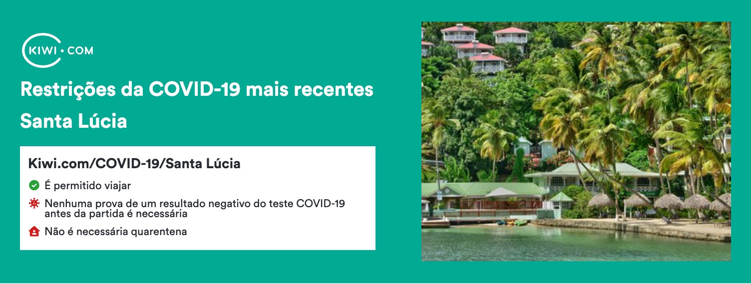 Restrições de viagem COVID-19 mais recentes em Santa Lúcia – 03/2023
