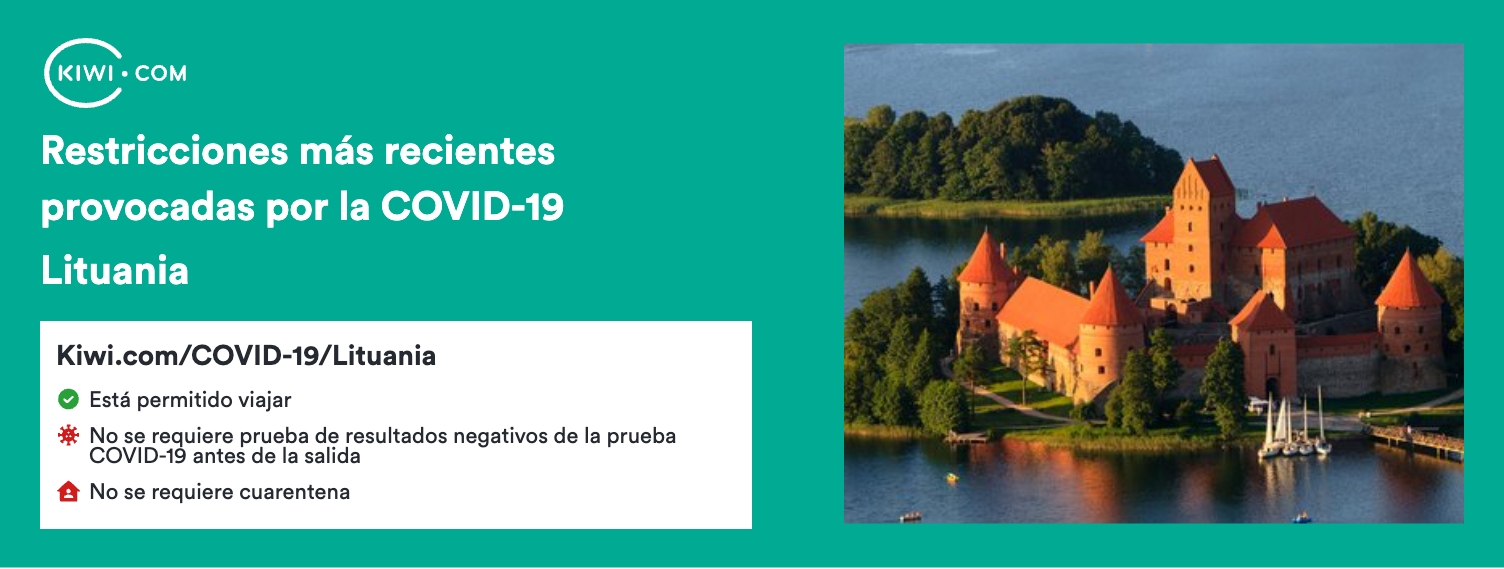 Las restricciones de viaje por COVID-19 más recientes en Lituania – 12/2023