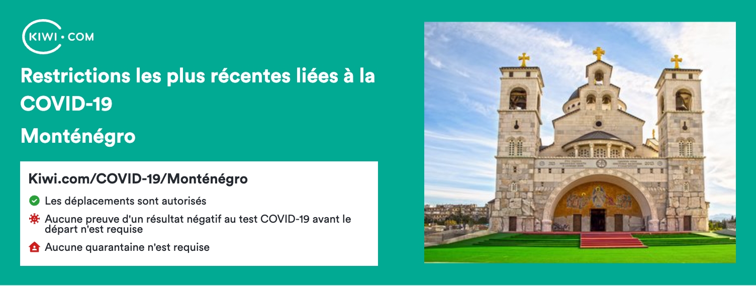 Monténégro : dernières restrictions de voyage COVID-19 – 03/2023