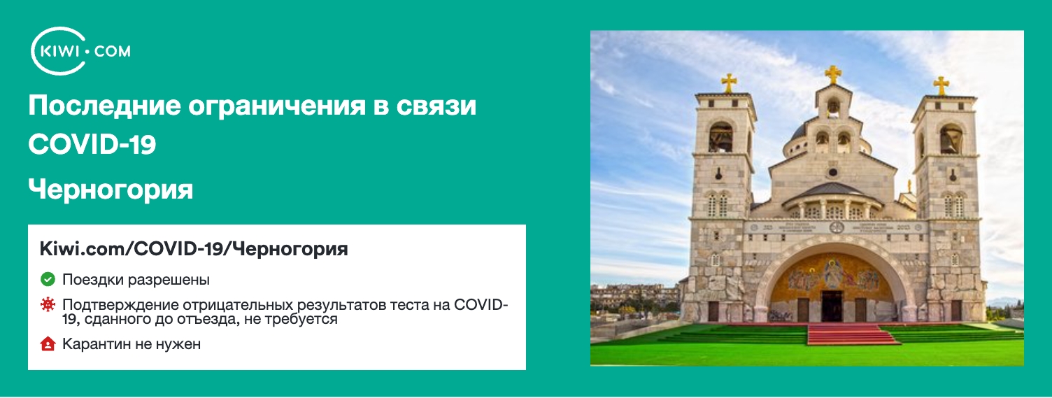 Последние ограничения в связи COVID-19 в стране Черногория – 03/2023
