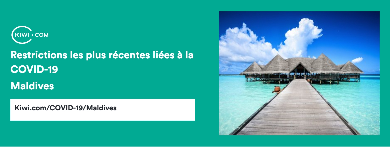 Maldives : dernières restrictions de voyage COVID-19 – 09/2023
