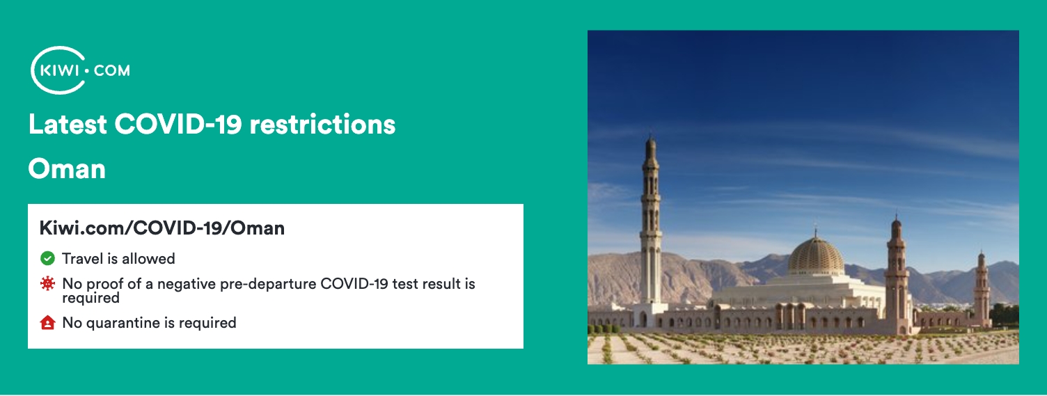 Latest COVID-19 travel restrictions in Oman – 11/2022
