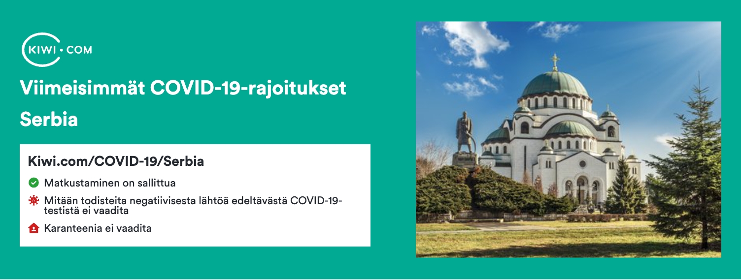 Viimeisimmät COVID-19-rajoitukset kohteessa Serbia – 09/2023