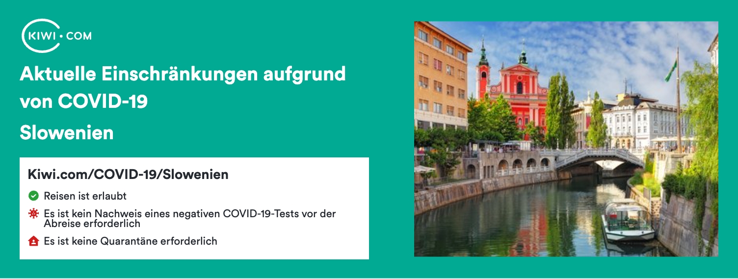 Aktuelle Reiseeinschränkungen aufgrund von COVID-19 in Slowenien – 11/2023