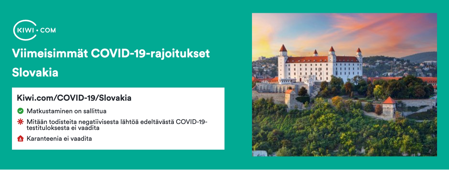 Viimeisimmät COVID-19-rajoitukset kohteessa Slovakia – 09/2023