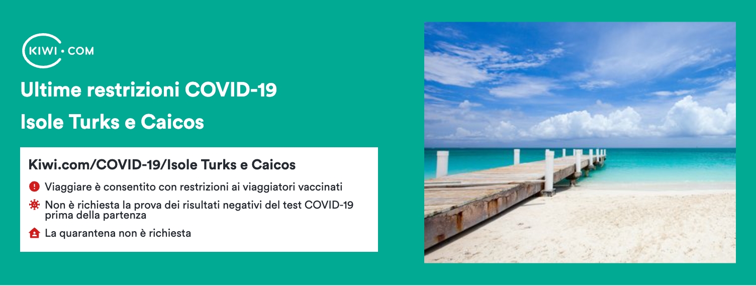 Ultime restrizioni sui viaggi per il COVID-19 in Isole Turks e Caicos – 03/2023