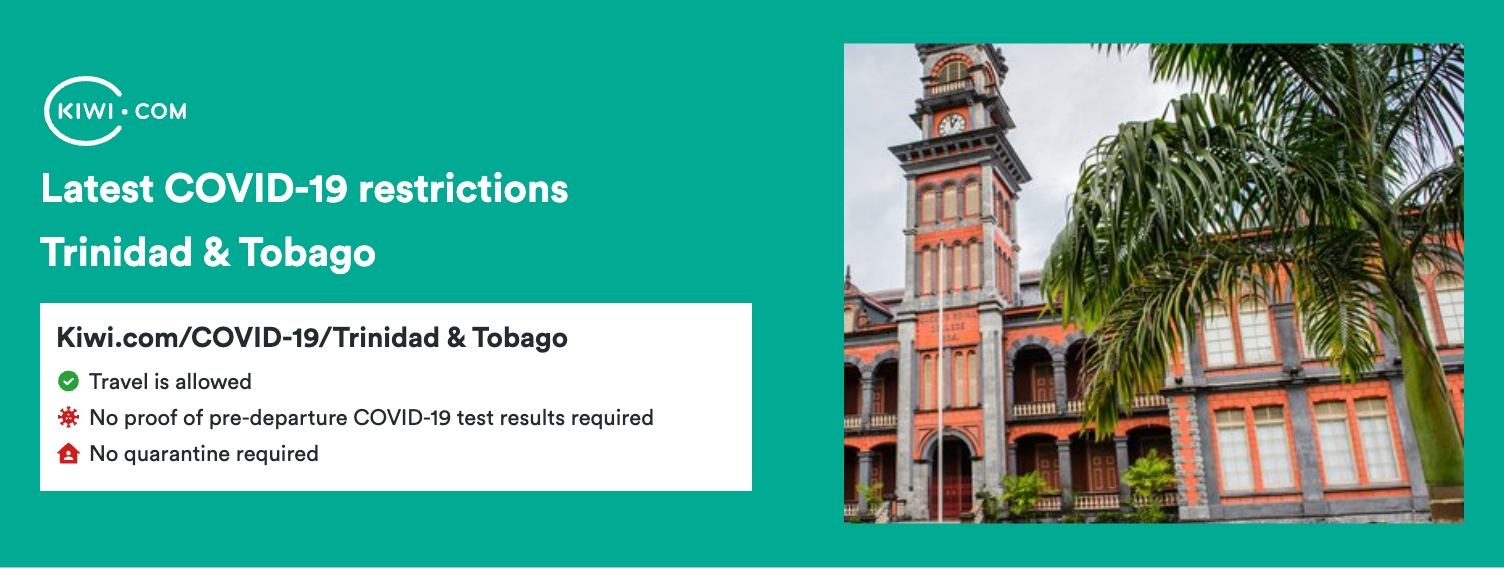 Latest COVID-19 travel restrictions in Trinidad & Tobago – 11/2023