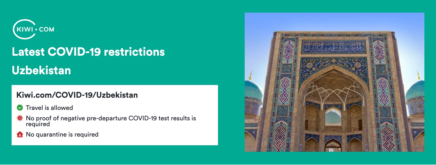 Latest COVID-19 travel restrictions in Uzbekistan – 12/2023